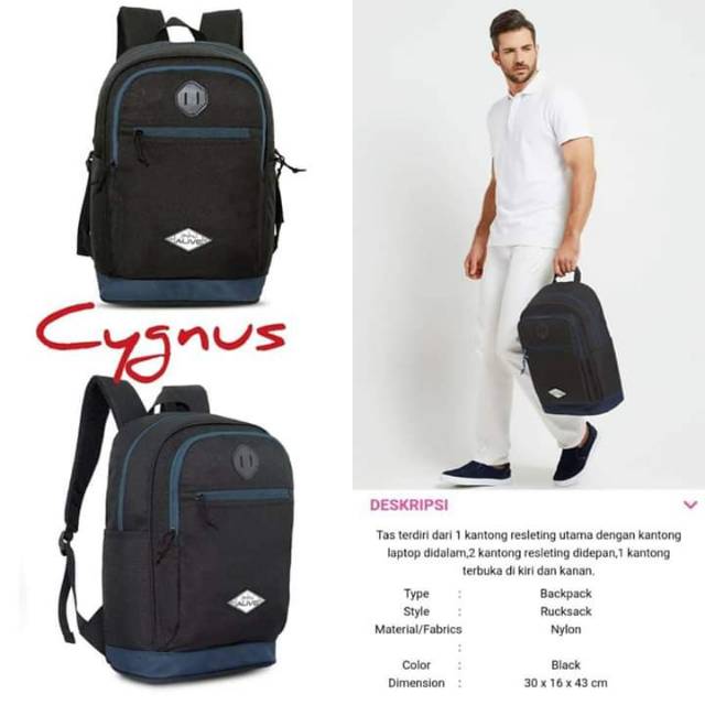 Tas Ransel Cygnus Alive Sophie Martin