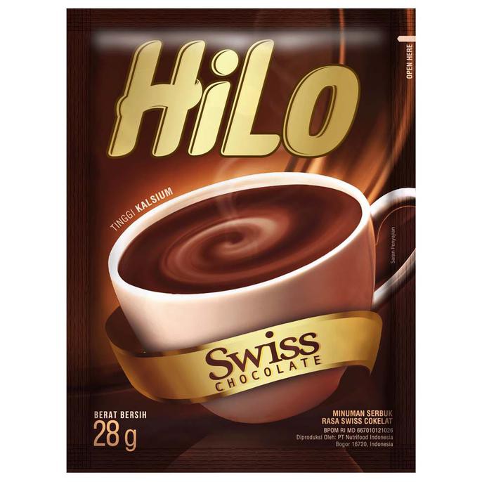 

BEST SELLER HiLo Swiss Chocolate (10 Sch) - Minuman Coklat Tinggi Kalsium