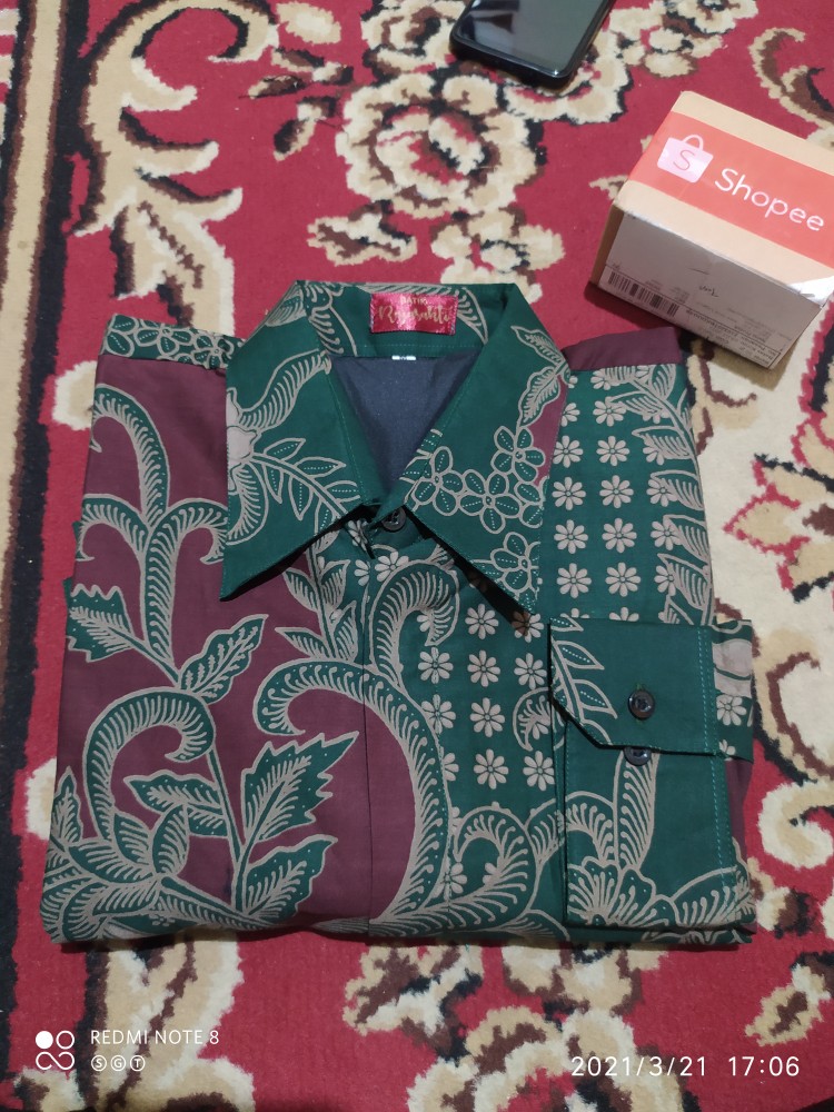 Atasan Kemeja Batik Pria Lengan Panjang Premium Jiwatentrem Full Furing Rajasakti Solo Ori