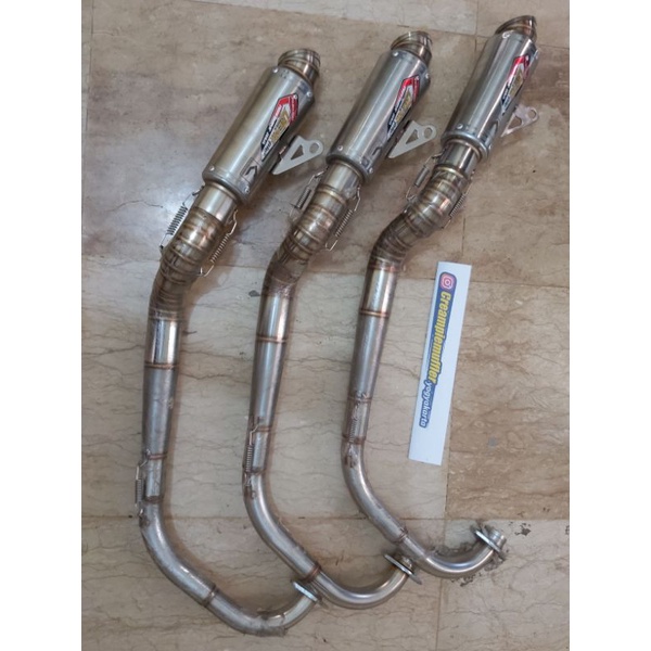 Knalpot Creampie Muffler Jogja Satria Fu 200cc Ex tengah