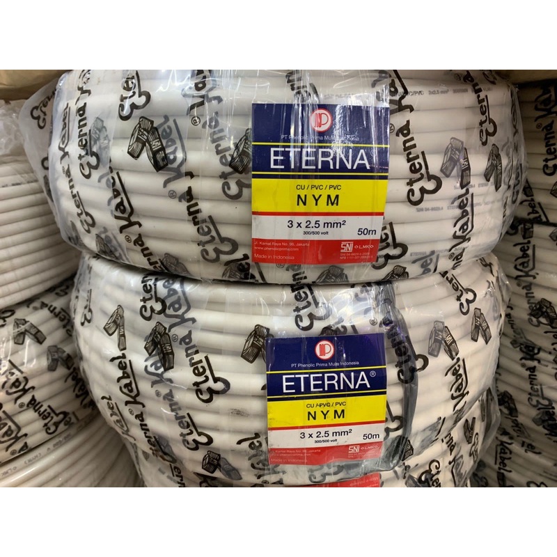 kabel eterna NYM 3x2.5mm eterna 50 meter