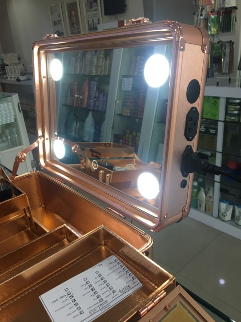 Masami Shouko Beauty Case Rose Gold Satin S Case With Flat Bulb Stereo