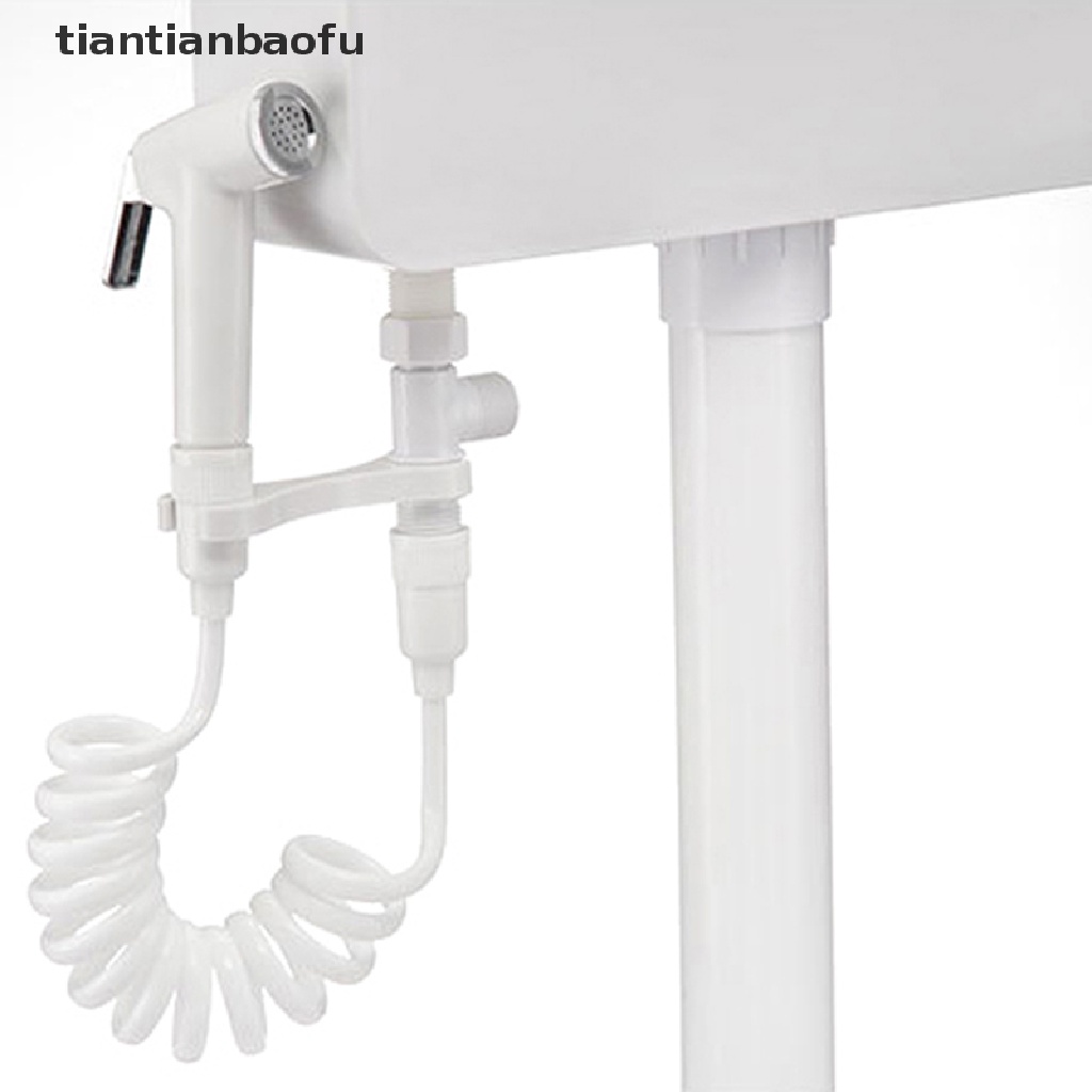 [tiantianbaofu] ABS Portable Bidet Sprayer Set Handheld Adapter Bracket Toilet Cleaning Tools Boutique