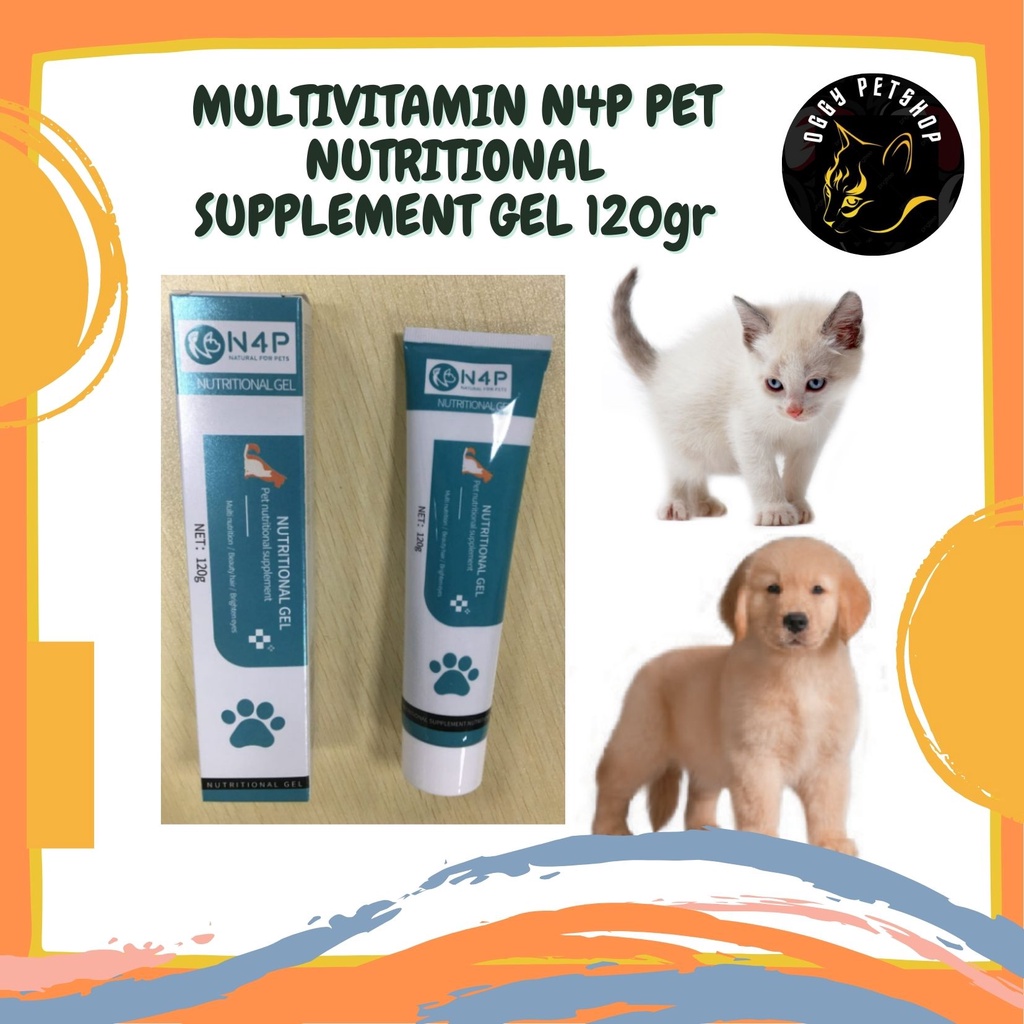 MULTIVITAMIN N4P PET NUTRITIONAL SUPPLEMENT GEL 120gr Nutriplus