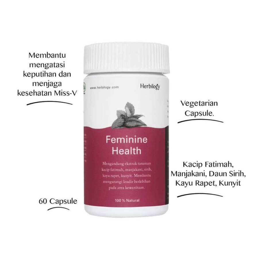 Herbilogy Feminine Health - Keputihan 60 capsule