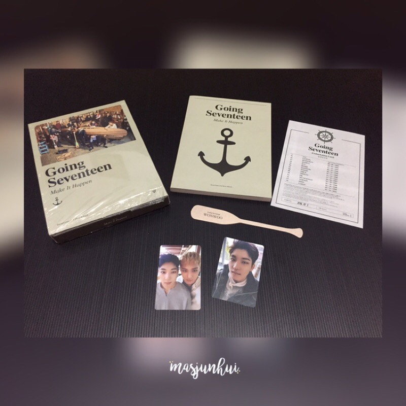 Seventeen 3rd Mini Album “Going Seventeen” - Make It Happen WONWOO SET; MINGYU unit pc