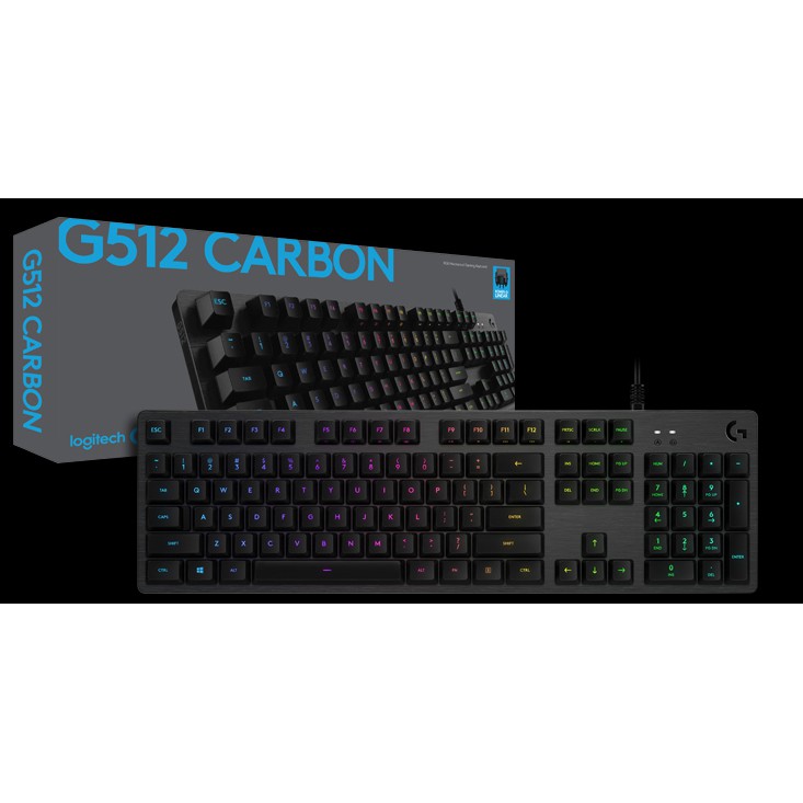 Logitech G512 Carbon RGB Gaming Keyboard