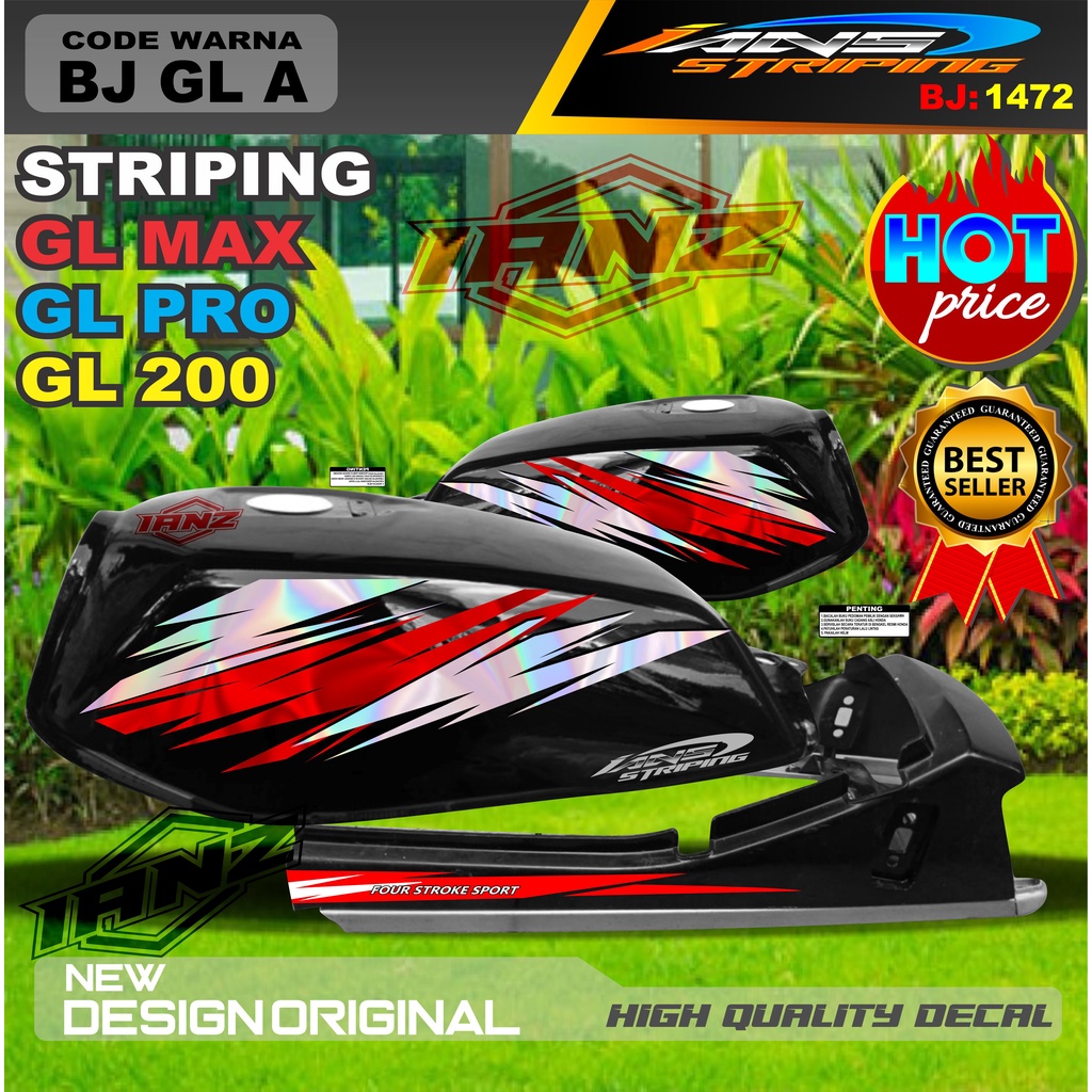 CUSTOM STRIPING GL PRO HOLOGRAM / STRIPING GL PRO MAX VARIASI HOLOGRAM / STRIPING GL