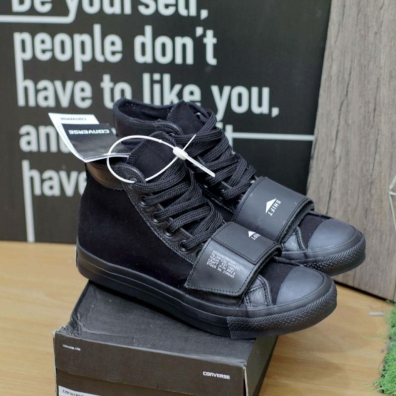 CONVERSE NEIGHBORHOOD ALL BLACK