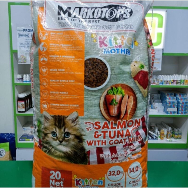 Grab Gojek Markotop Mother &amp; Kitten paket 10kg kemasan repack