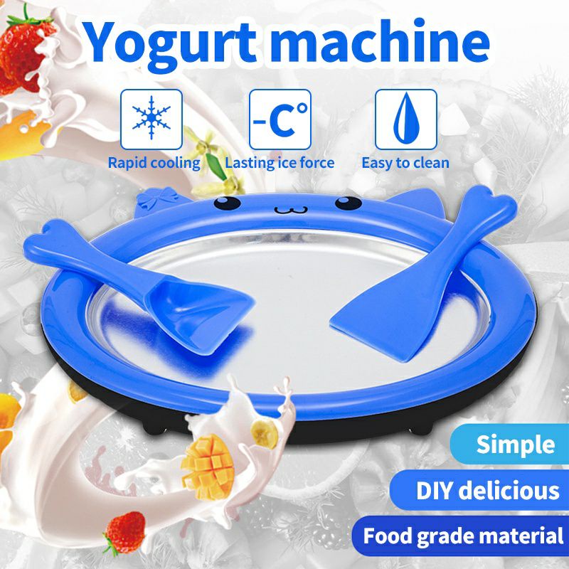 【FLASH SALE】Alat Tempat Pembuat Es Krim / Wadah Pembuat Es Krim dan Yogurt Ice Cream Roll Maker