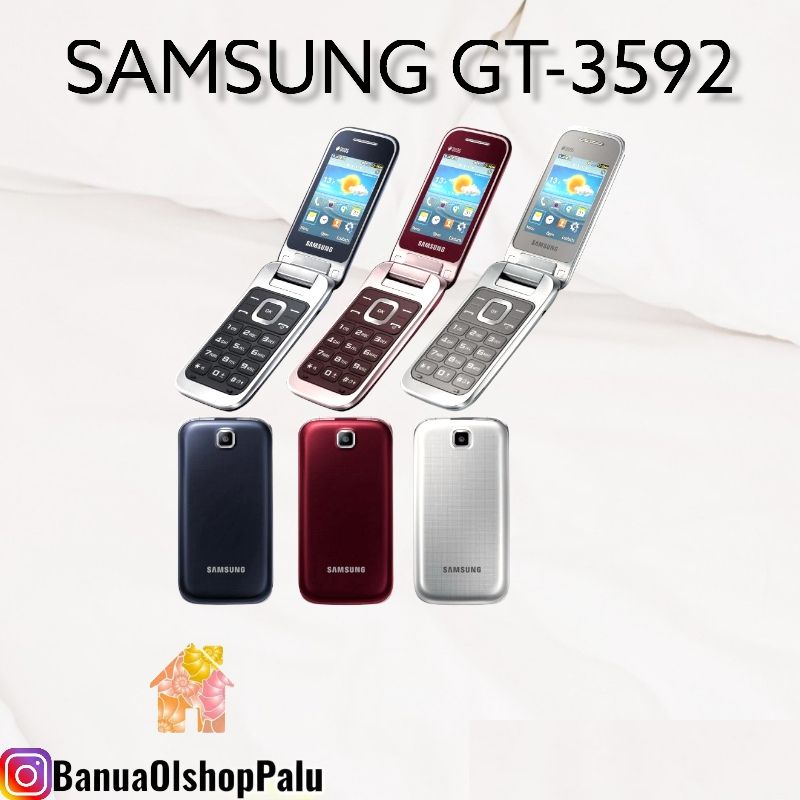 Handphone Lipat Hp Samsung Gt-3592 Camera Dual Sim Memory