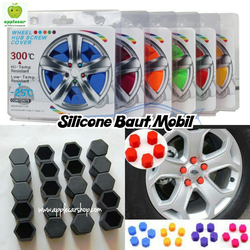 Wheel Cover Hub Screw /  Silicon Baut Roda Mobil