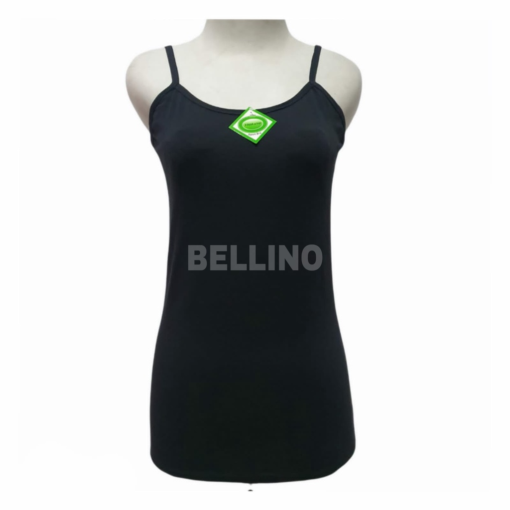 Termurah Grosir 1Lusin Tanktop Singlet Wanita Kaos Dalam Tank top Polos 12Pcs Tali Lebar Emily Murah