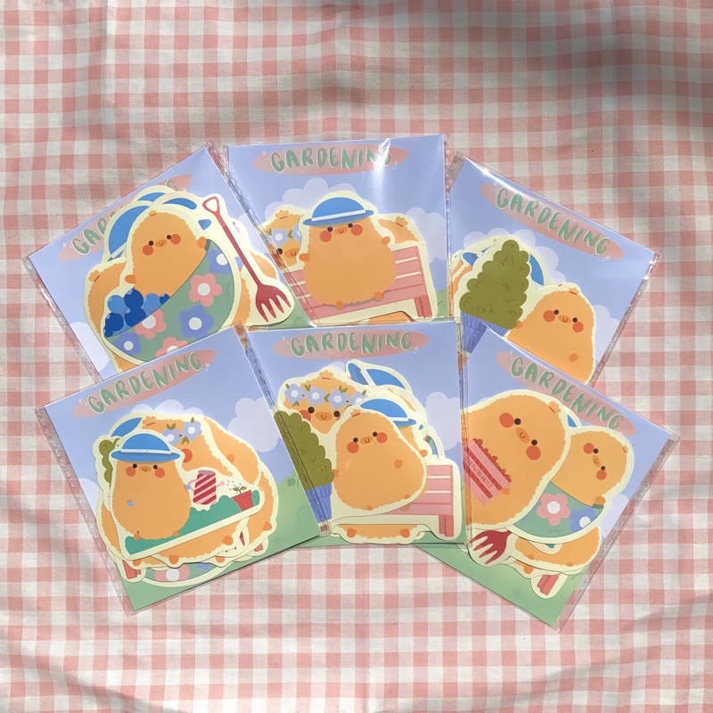 

Duckie Gardening stickers