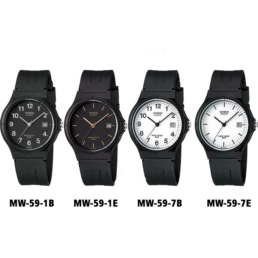 Hot Sale Casio Mw 59 Mw59 Ori Casio Unisex Rubber Analog Baru Shopee Indonesia