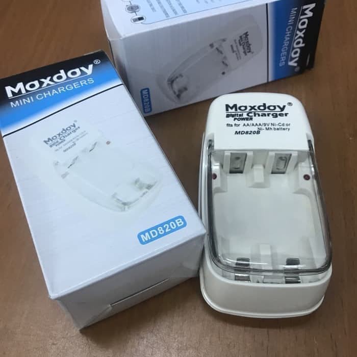 Charger Baterai AA AAA Maxday MD-820B MD820B isi 2