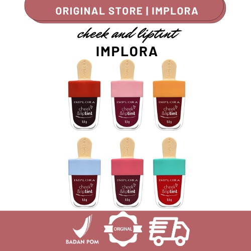 Implora Cheek &amp; Liptint | Impora Cheek &amp; Lip Tint Liptin Original BPOM