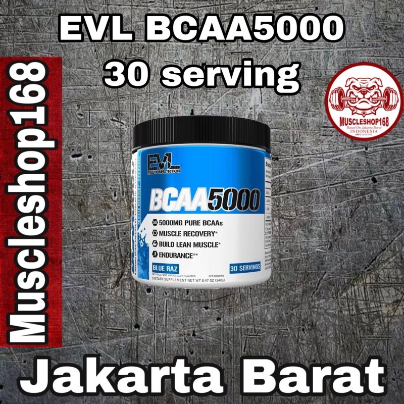 EVL BCAA5000 BCAA 5000 30 SERVING