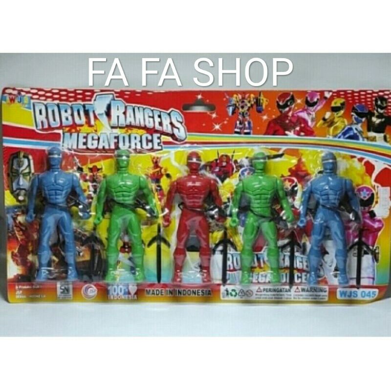 MAINAN ANAK  ROBOT RANGERS WJS 045 / MAINAN ROBOT MEGAFORCE
