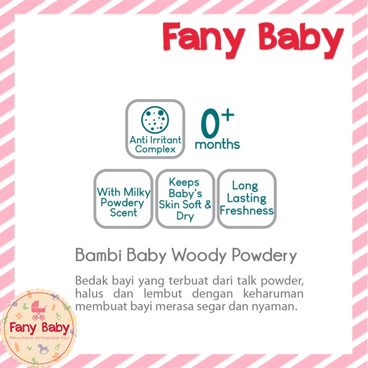 BAMBI BABY POWDER 250GR