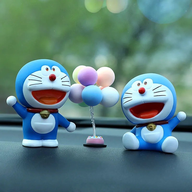 boneka doraemon set mobil dasbord doraemon per pcs satuan