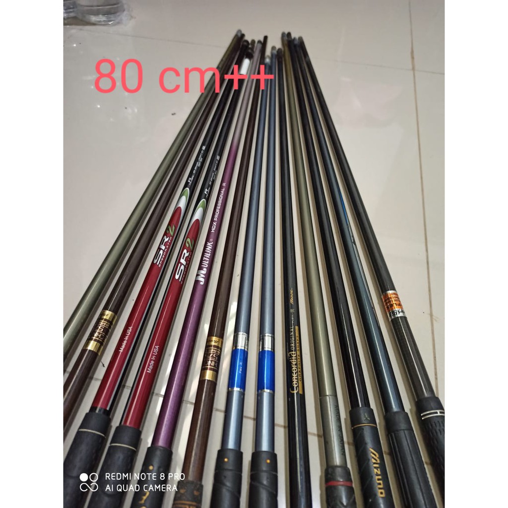 stick golf bekas untuk sambungan joran 80cm++