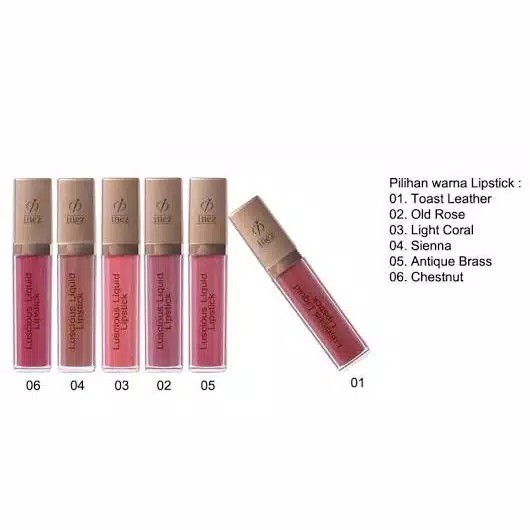 ORIGINAL Inez Luscious Liquid Lipstick Cair Lipstik