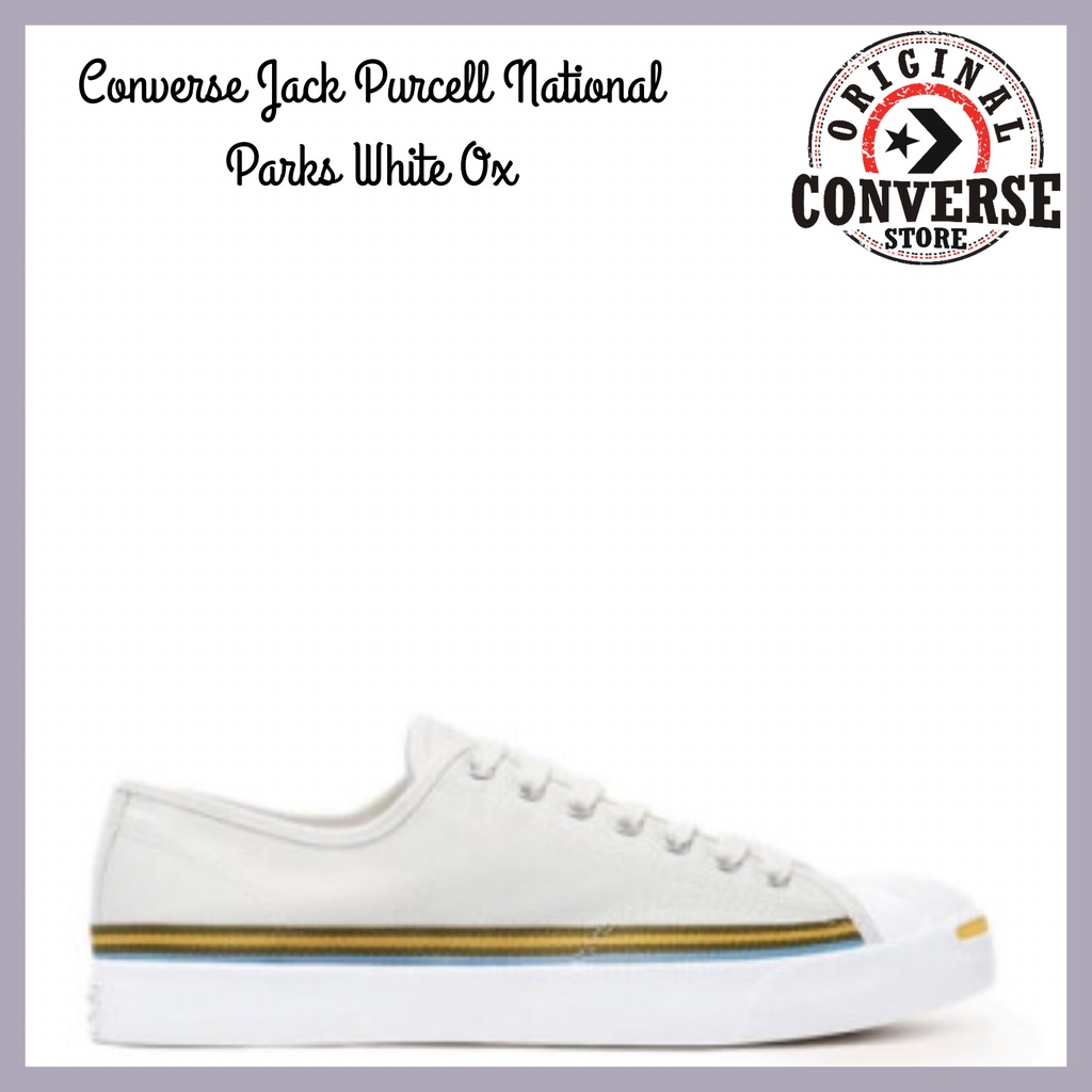 ORIGINAL CONVERSE JACK PURCELL NATIONAL PARKS WHITE Ox 170841C
