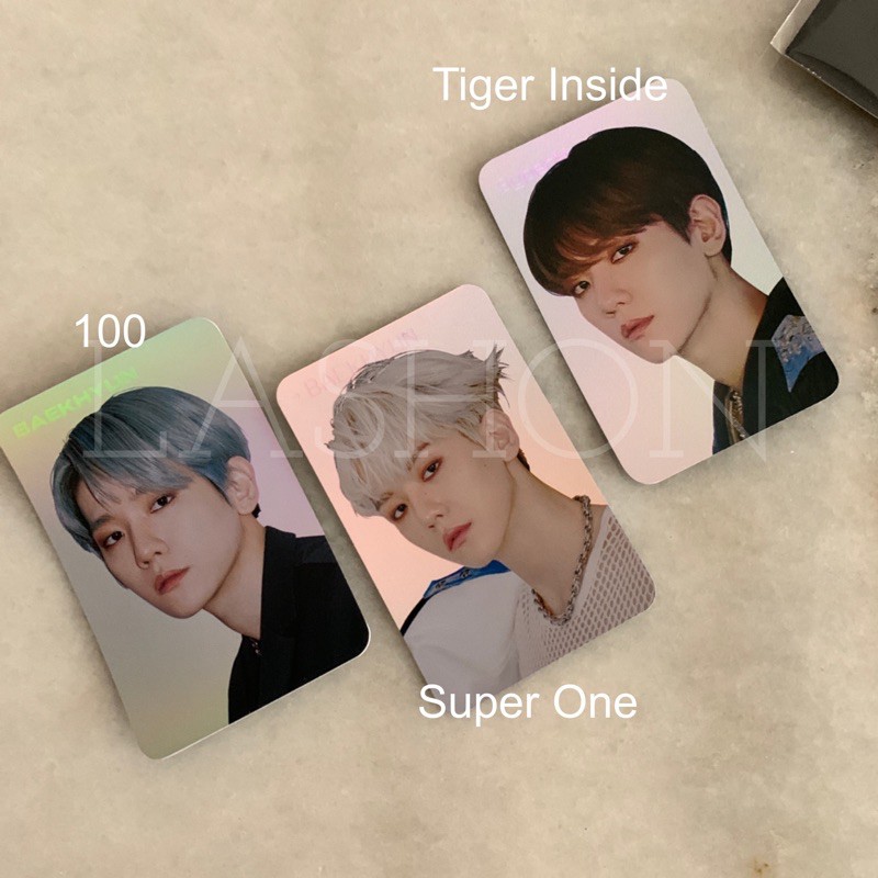 SuperM Baekhyun Hologram Official Photocard PC