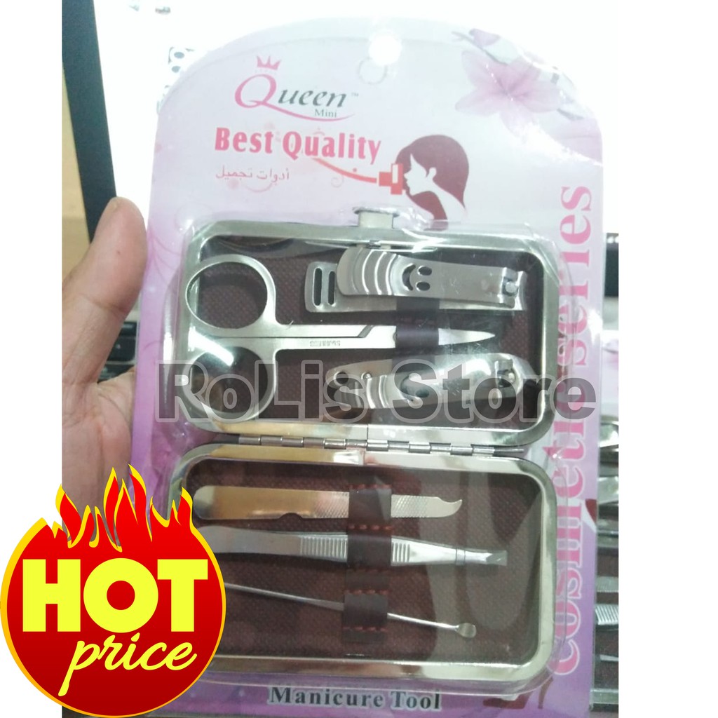 Manicure Pedicure Tool Series - ISi 6 Pcs - Perawatan Kuku - Gunting Kuku