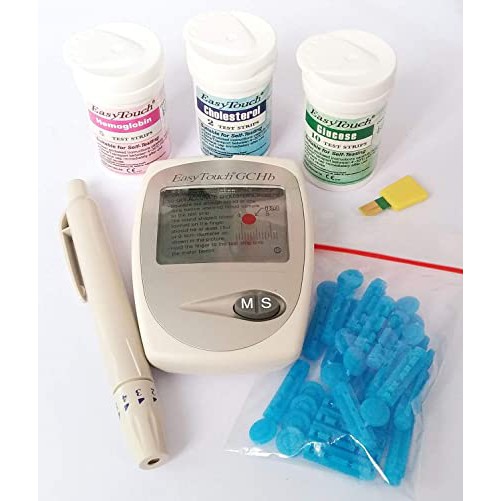 Alat Tes Darah Gula Darah Kolesterol Hemoglobin - Easy Touch GCHb 3in1