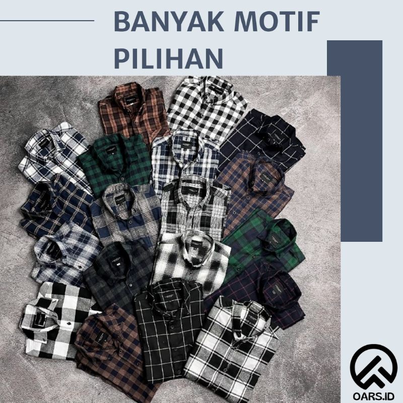 kemeja flannel lengan panjang kemeja flannel pria lengan panjang kemeja parnel panjang kemeja flannel kotak-kotak kemeja flannel distro premium kekinian hits terbaru