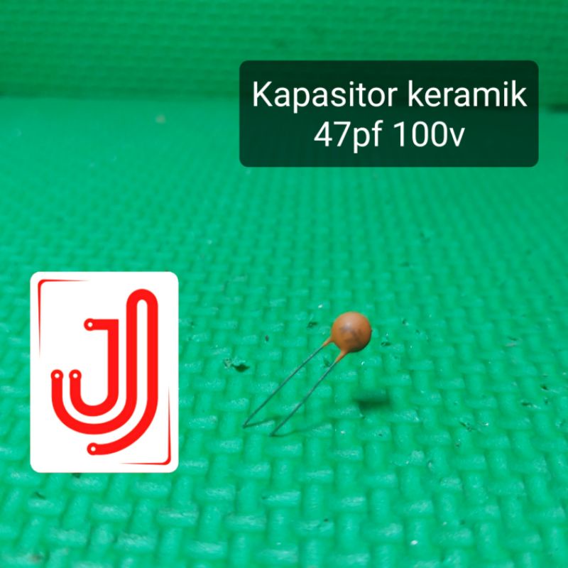Kapasitor keramik 47 pf 100 volt 10pcs