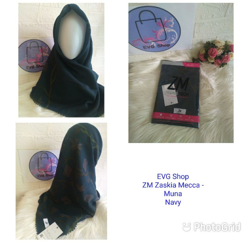 ZM Zaskia Mecca - Pulau Muna Scarf Kerudung Segi Empat