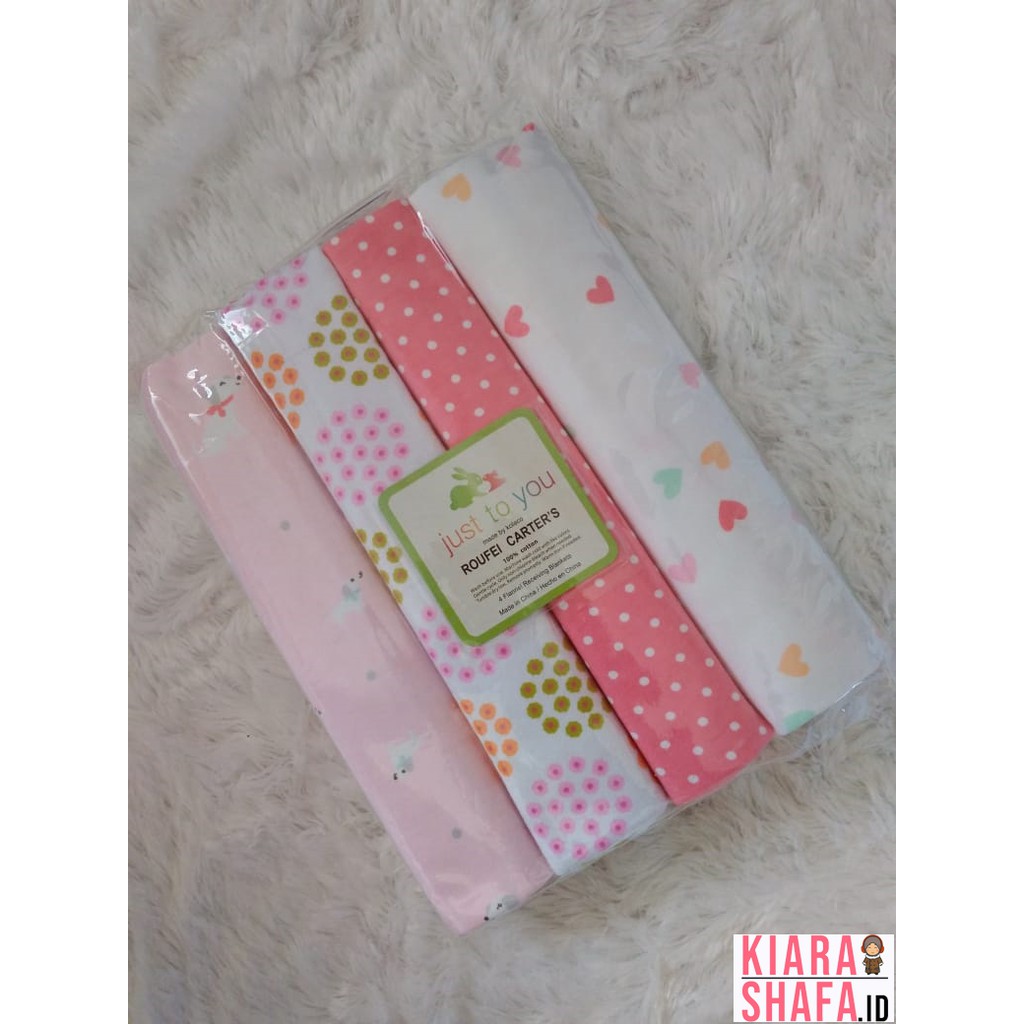 Kiarashafa - Bedongan Bayi 4 Pcs Carter Just To You Baby Of Mine 4 in 1 Motif Random