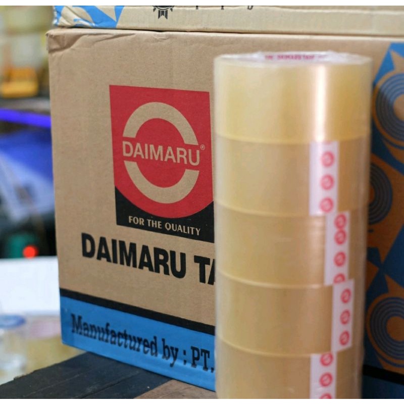 

Grosir Lakban DAIMARU KARTON Isi 72Pcs Lakban Coklat Lakban Bening DAIMARU