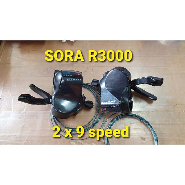 Groupset Sora R3000 Folding Bike 2x9 speed