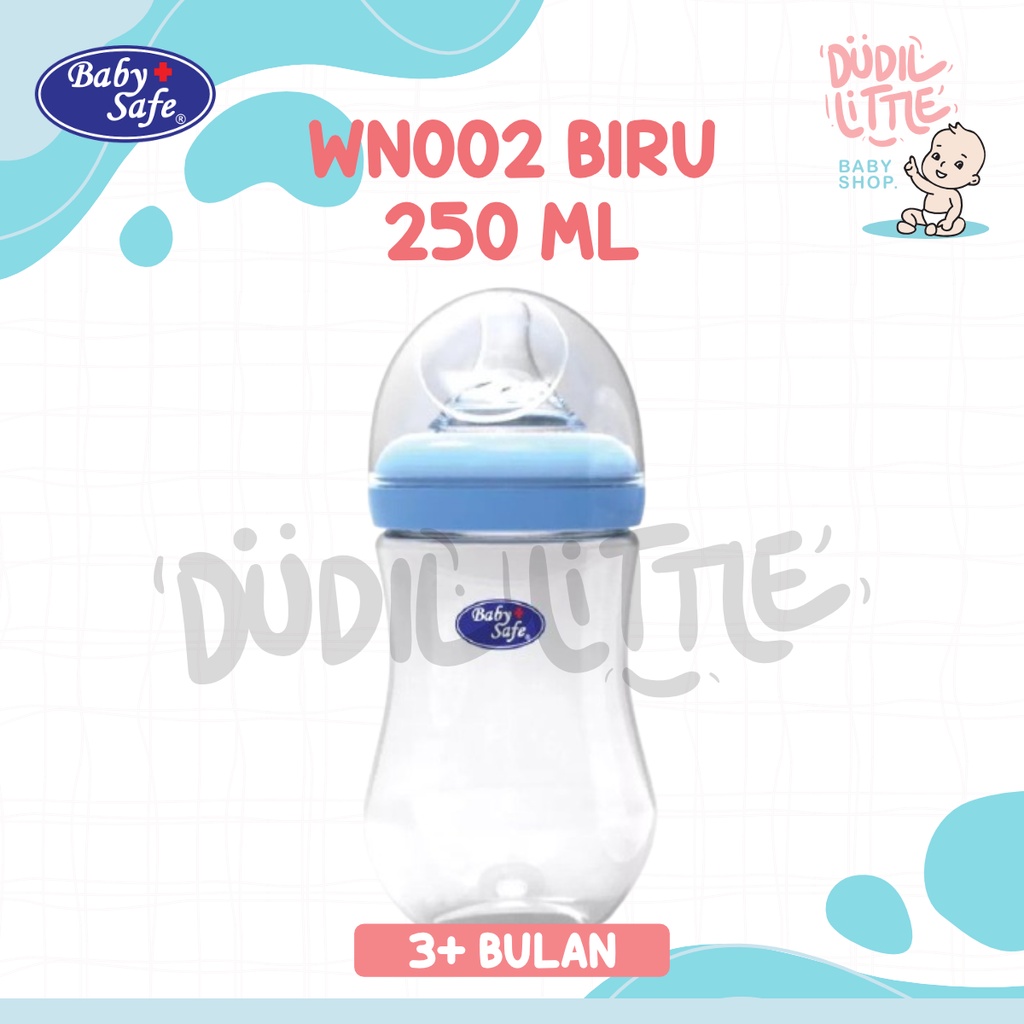 Baby Safe Botol Susu Wide Neck 150ml 250ml - WN001 - WN002