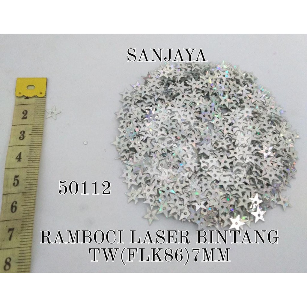 PAYET RAMBOCI / RAMBOCI BINTANG / PAYET MANIK BINTANG / RAMBOCI BINTANG TAIWAN (FLK86) 7MM