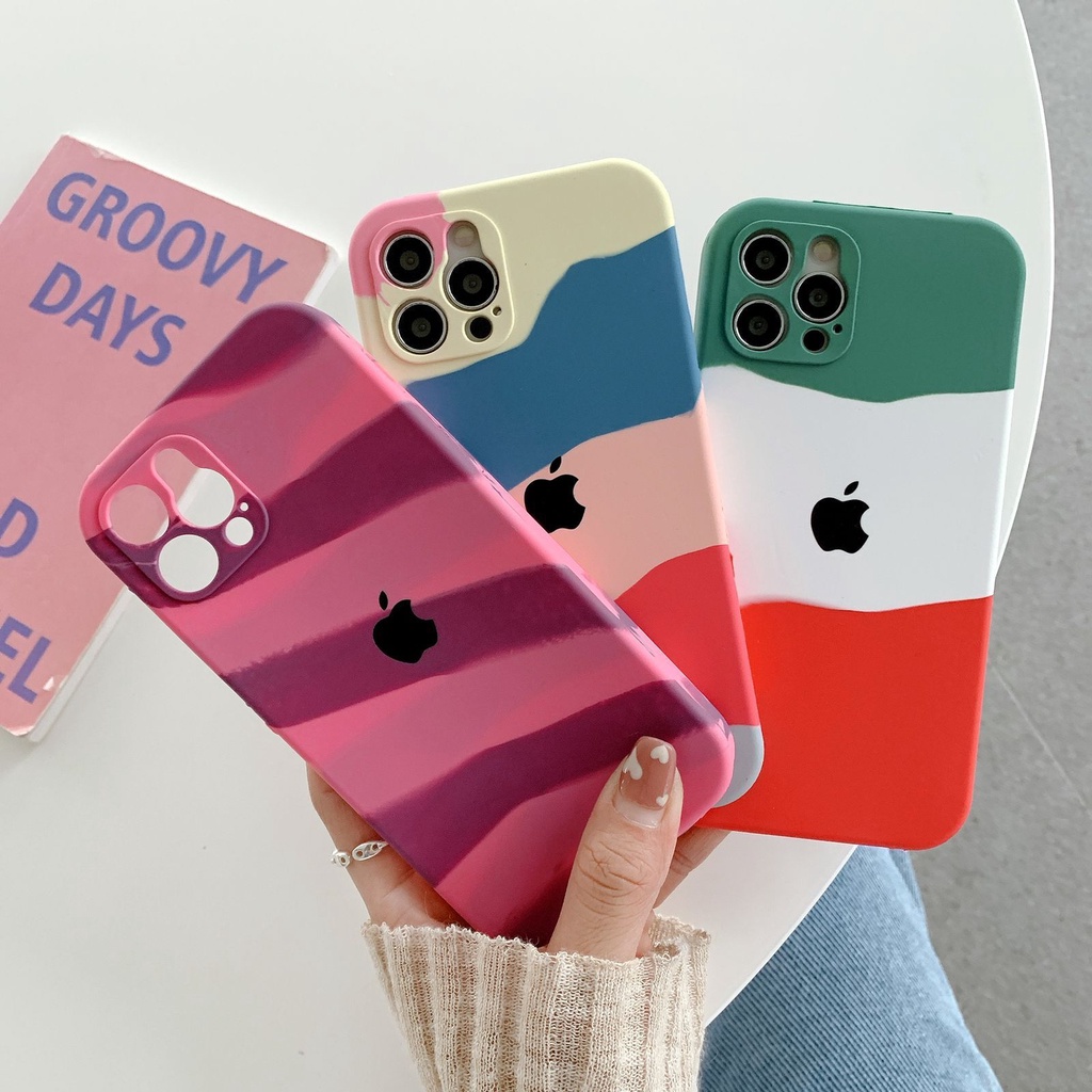 RAINBOW CASE IPHONE 11 PRO MAX SILICONE SOFTCASE WARNA WARNI CASE