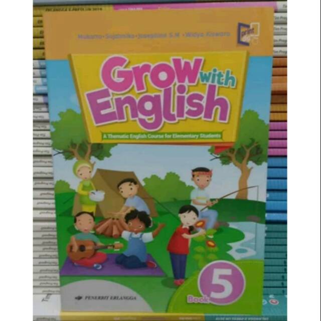 Buku bahasa inggris k13 grow with english kelas 5 edisi revisi penerbit erlangga