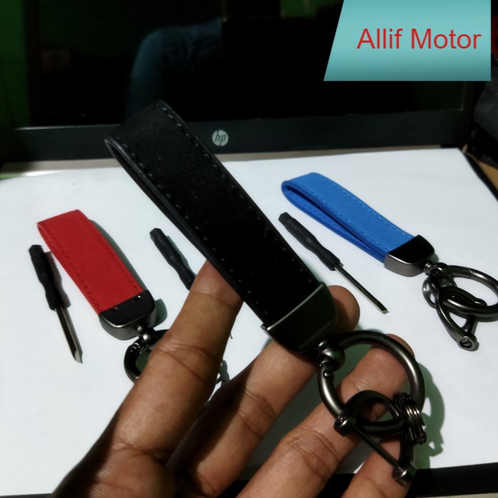 Gantungan kunci Premium mewah Universal Mobil Motor remote keyless