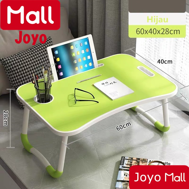 MEJA LIPAT/MEJA LAPTOP/MEJA LIPAT ANAK/MEJA LIPAT LAPTOP-hijau