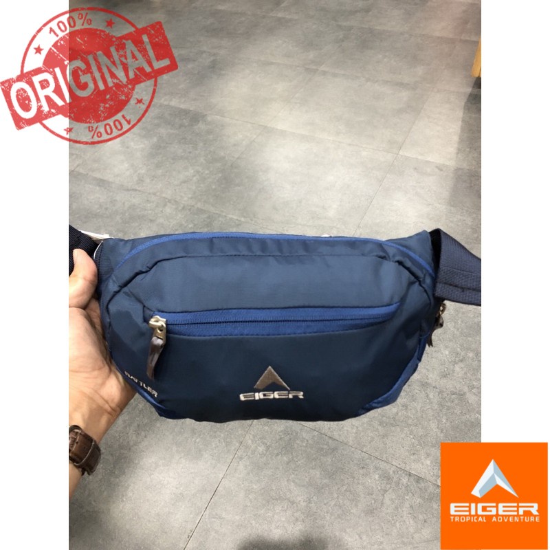EIGER1989 TAS SELEMPANG RATTLER WAISTBAG BLUE ORIGINAL PRODUK