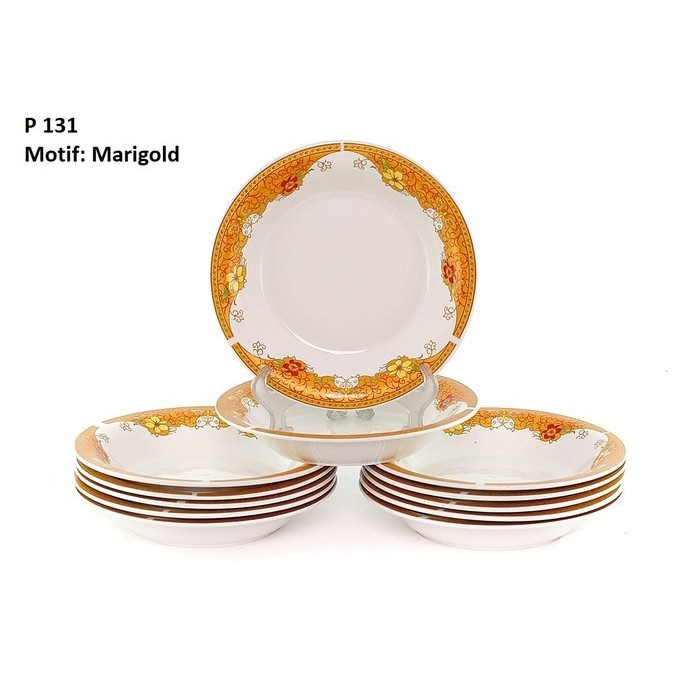 VICenZa piring Lontong / piring makan 9inch (1lusin) P131