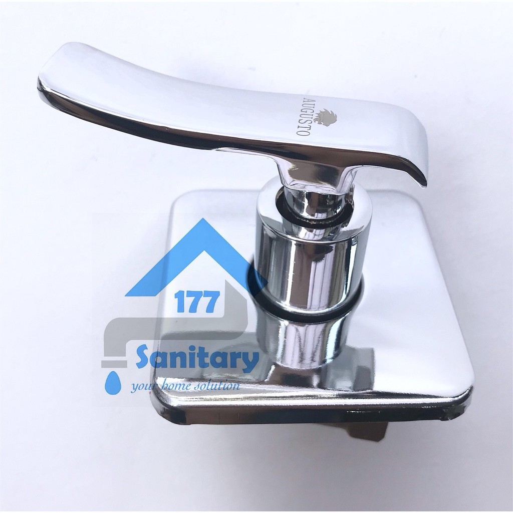 Stop Kran Tanam Kuningan Minimalis Murah Augusto 8590- Keran Air Tanam Wall Shower Faucet brass valve dalam tembok/K5