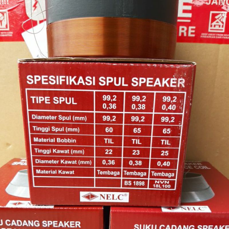 SPUL SPEAKER 99,2MM MODEL POLOS BACA KETERANGAN