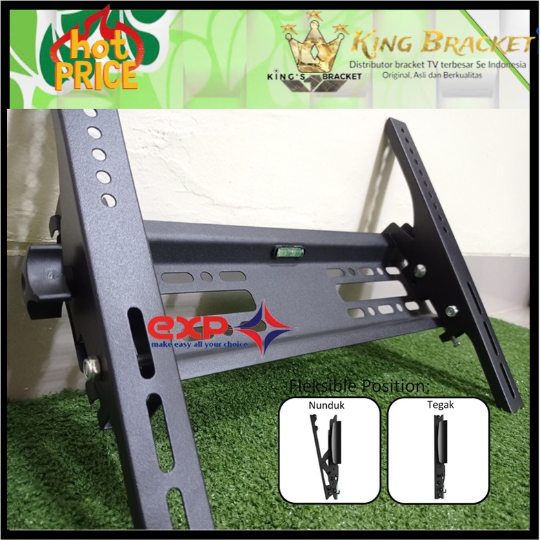 Bracket TV SONY 21&quot; s/d 40&quot; waterpass GARANSI 100% COCOK!!! IMPORT QUALITY