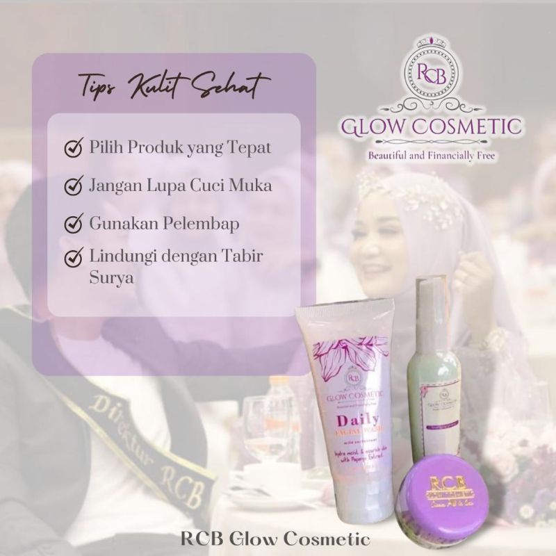 TerlarisPaket Regular RCB Glow kosmetik BPOM #free pouch cantik